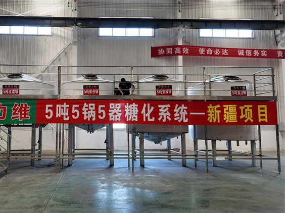 灵璧精酿啤酒设备厂—5吨精酿啤酒设备—新疆项目